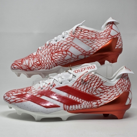 Adidas Adizero Electric Orange/White Football Cleats IH8570 Men\'s Size 14 New main image 7